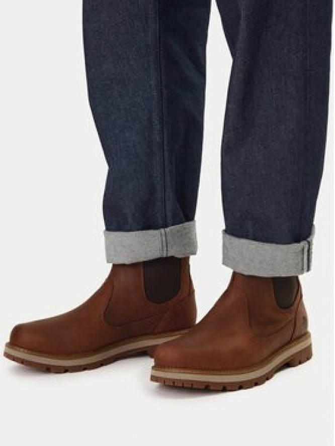 Timberland Sztyblety Britton Road Mid Chelsea TB0A6A4WEM61 Brązowy