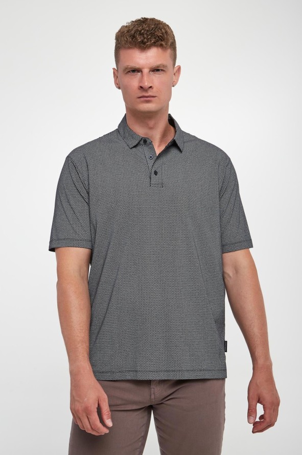 Polo męskie ze wzorem ARMANI EXCHANGE