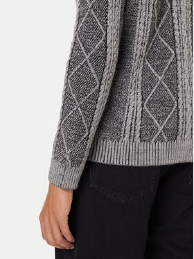 Guess Sweter M5BR44 Z2ZK2 Szary Regular Fit