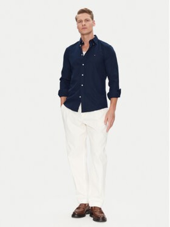 Tommy Hilfiger Koszula MW0MW38556 Granatowy Slim Fit