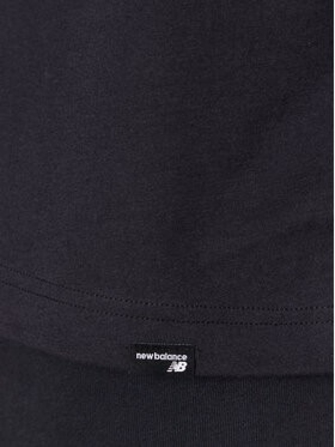 New Balance T-Shirt MT31904 Czarny Relaxed Fit