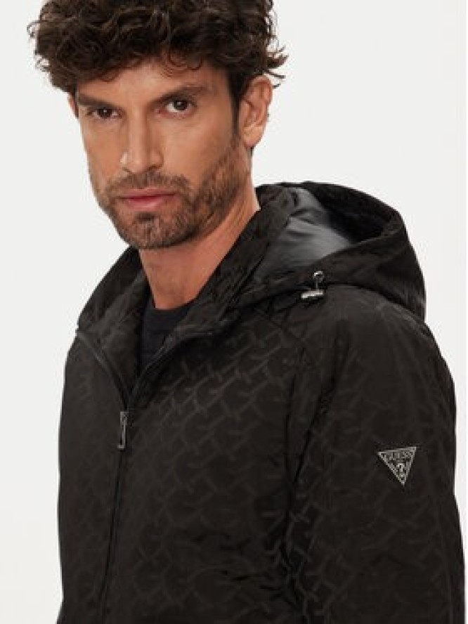 Guess Kurtka przejściowa M5YL14 WHEW2 Czarny Regular Fit