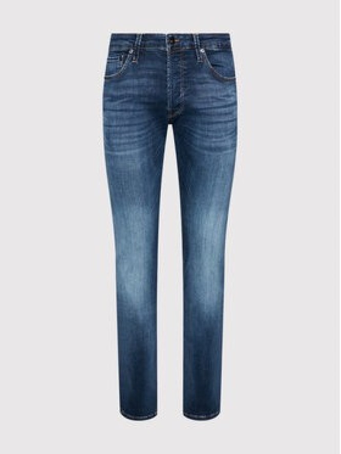 Jack & Jones Jeansy Glenn 12133074 Granatowy Slim Fit