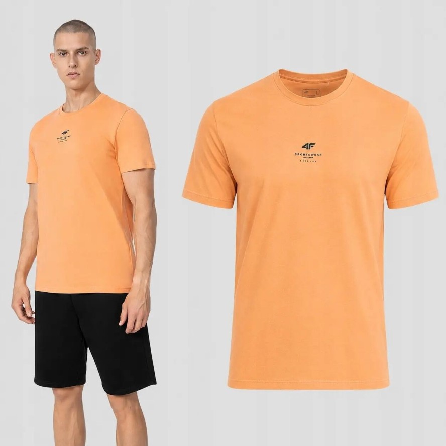 KOSZULKA MĘSKA 4F SPORTOWA T-SHIRT BAWEŁNIANY TTSHM363