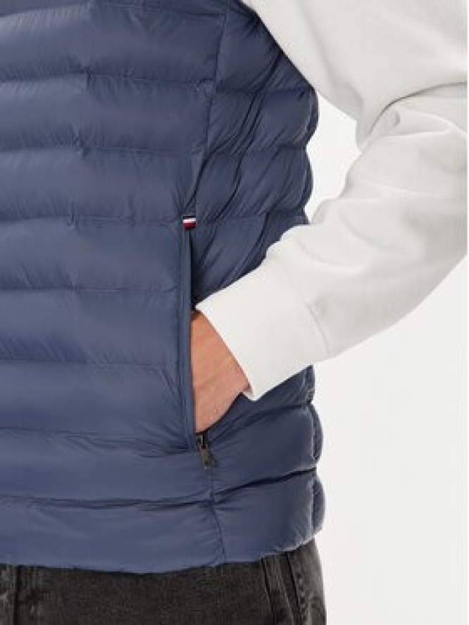 Tommy Hilfiger Kamizelka MW0MW37677 Niebieski Regular Fit