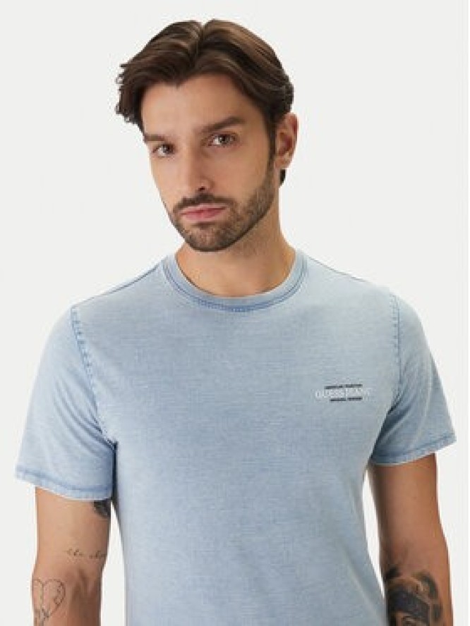 Guess Jeans T-Shirt M6GI55 KCTG1 Niebieski Slim Fit