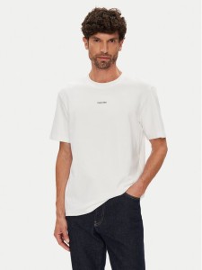 Calvin Klein T-Shirt LV04LC241G Biały Regular Fit
