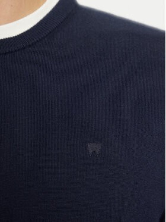 Lee Sweter 112357427 Granatowy Regular Fit