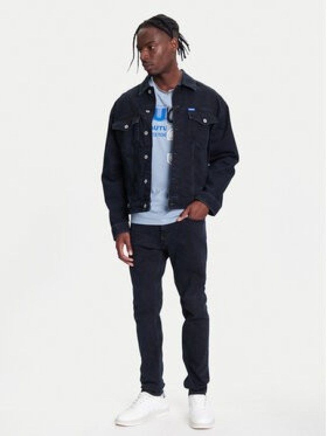 HUGO Kurtka jeansowa Dex 50541714 Granatowy Regular Fit