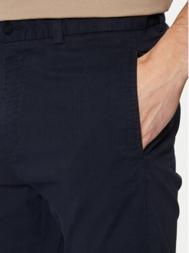 HUGO Chinosy 50530886 Granatowy Slim Fit