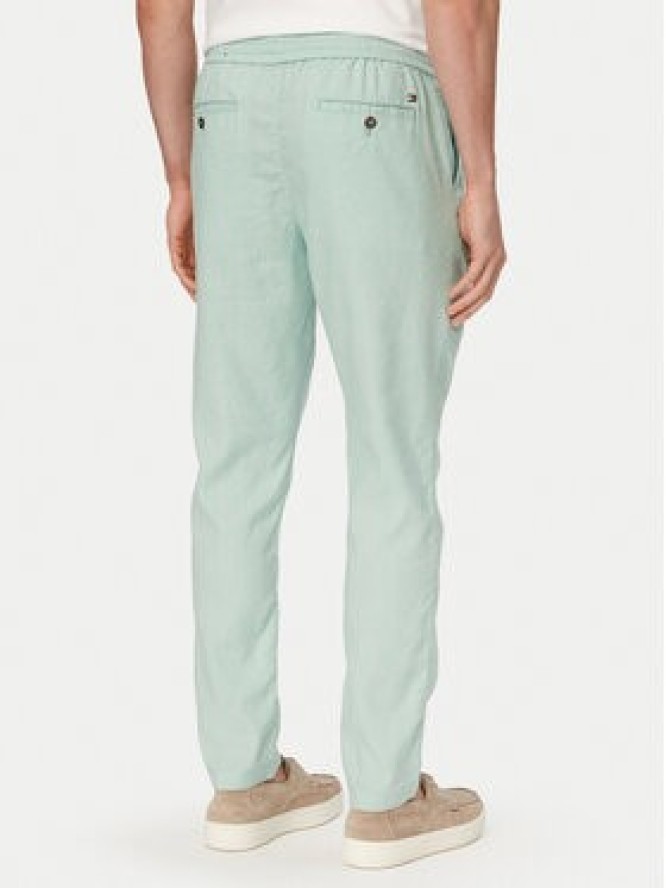 Tommy Hilfiger Chinosy Harlem MW0MW42336 Zielony jasny Regular Fit