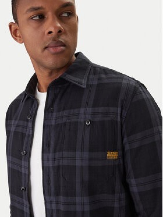 G-Star Raw Koszula Bristum 2.0 D23553-D748 Granatowy Slim Fit