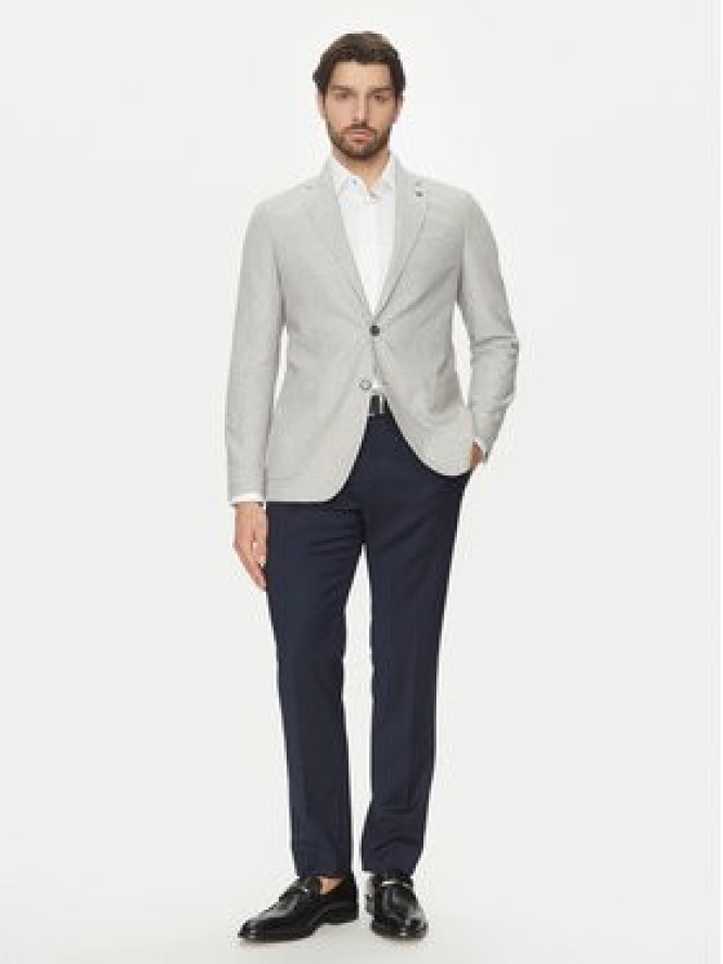 Michael Kors Marynarka MK0SB01083 Szary Regular Fit