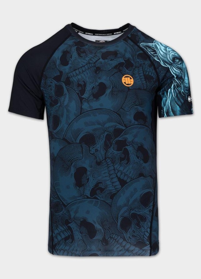 Męski Rashguard sportowy PITBULL koszulka techniczna GUARDIAN ANGEL