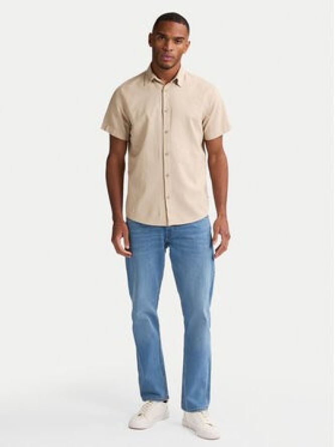 Petrol Industries Koszula M-1050-SIS414 Beżowy Regular Fit