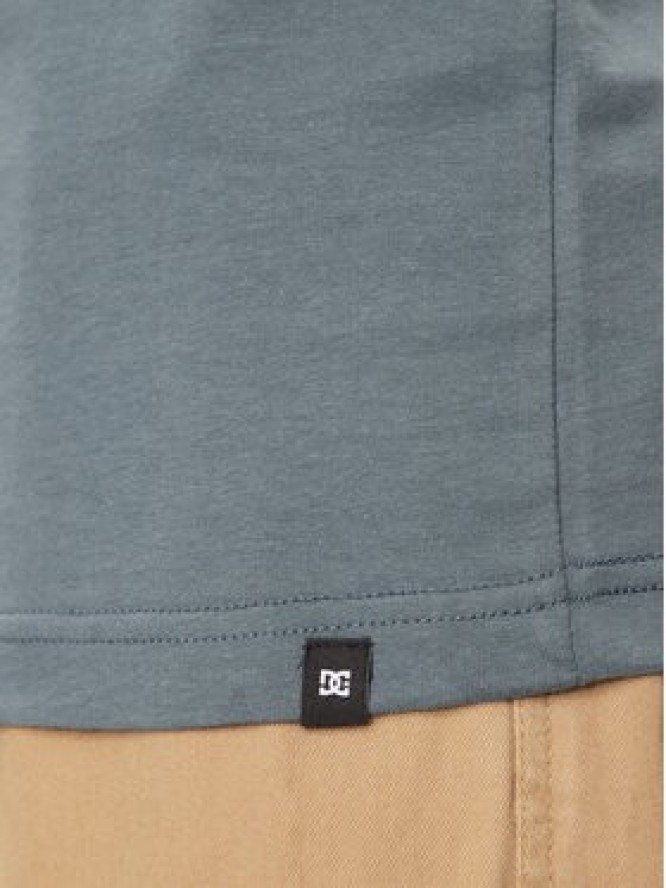 DC Shoes T-Shirt Chain Gang Tss ADYZT05348 Szary Regular Fit