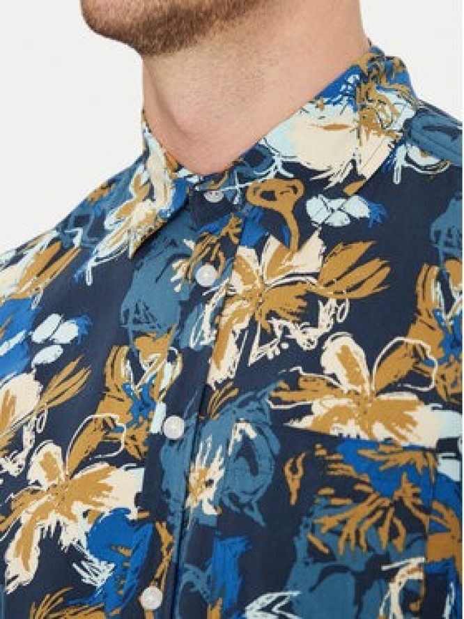 Blend Koszula 20718224 Granatowy Slim Fit