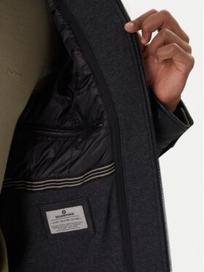 Milestone Kurtka skórzana Ms Franklin 531012 21265 Czarny Regular Fit