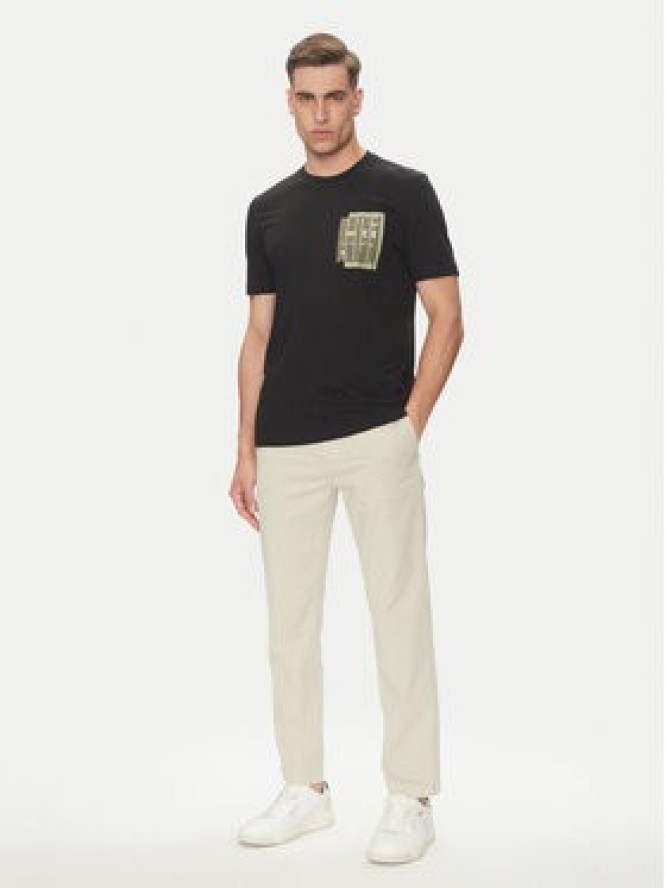 BOSS T-Shirt Te_Container 50546920 Czarny Regular Fit