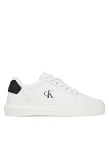 Calvin Klein Jeans Sneakersy Chunky Cupsole Ru Patch Lth YM0YM01296 Biały