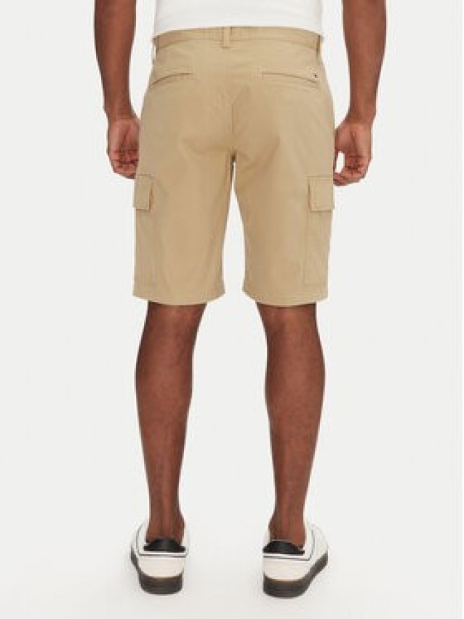 Tommy Jeans Szorty materiałowe Scanton DM0DM21949 Beżowy Regular Fit