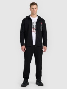 4F Spodnie dresowe męskie - czarne S