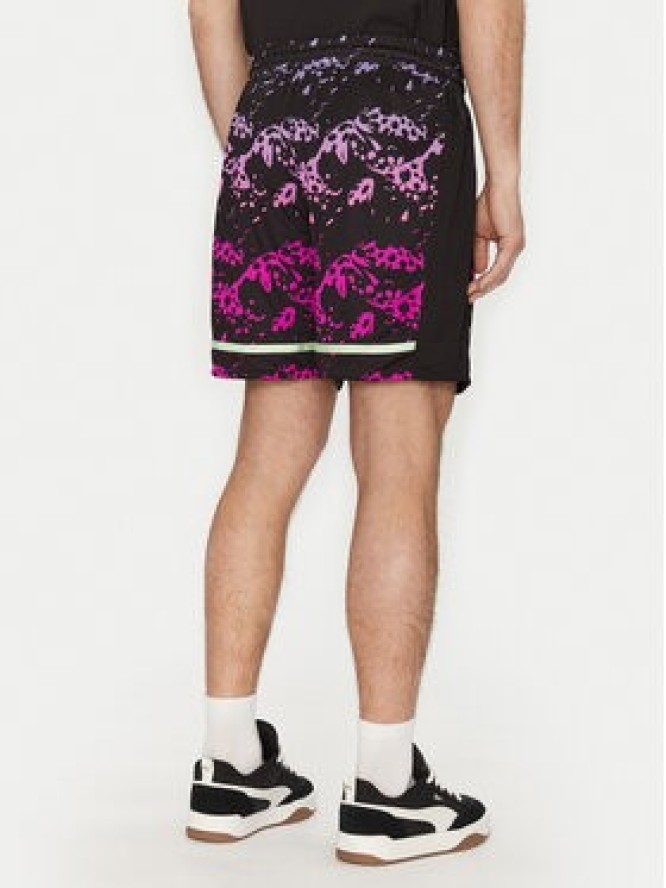 Puma Szorty sportowe Scoot Purple Lab 631671 Czarny Regular Fit