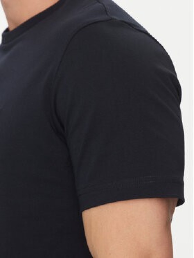 Tommy Hilfiger T-Shirt Embroidery Logo MW0MW38620 Granatowy Regular Fit