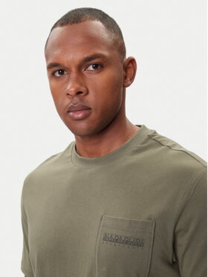 Napapijri T-Shirt S-Fanes NP0A88SE Zielony Regular Fit