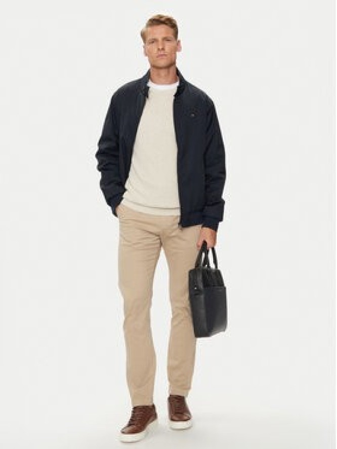 Tommy Hilfiger Chinosy Bleecker MW0MW26619 Beżowy Slim Fit