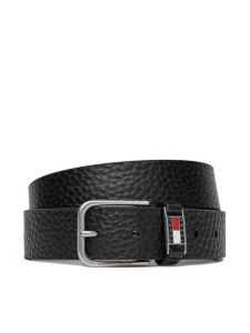 Tommy Jeans Pasek Męski Tjm Scanton Texture 3.5 AM0AM13417 Czarny