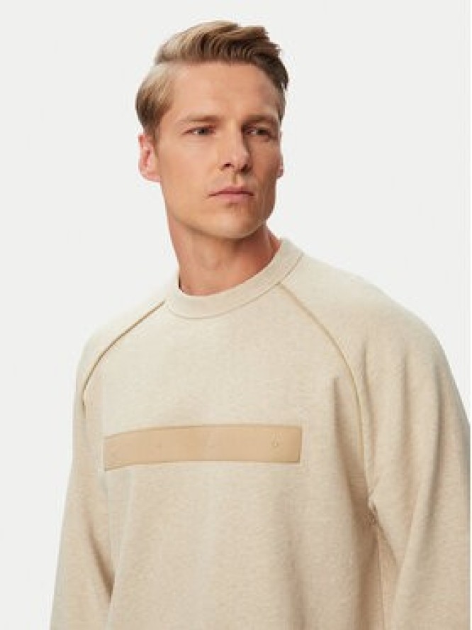 HUGO Bluza Dalim 50563104 Beżowy jasny Regular Fit