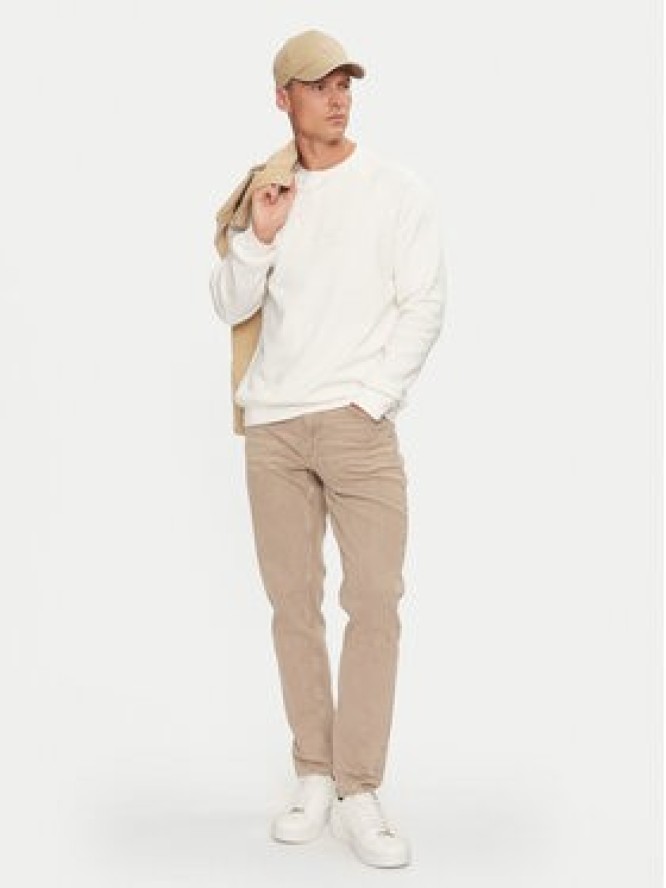 Guess Bluza New Aldwin Z4YQ16 K9V31 Écru Regular Fit