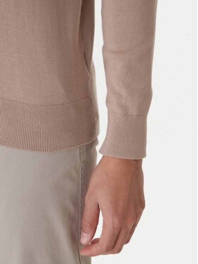 Tommy Hilfiger Sweter Essential MW0MW14745 Beżowy Regular Fit
