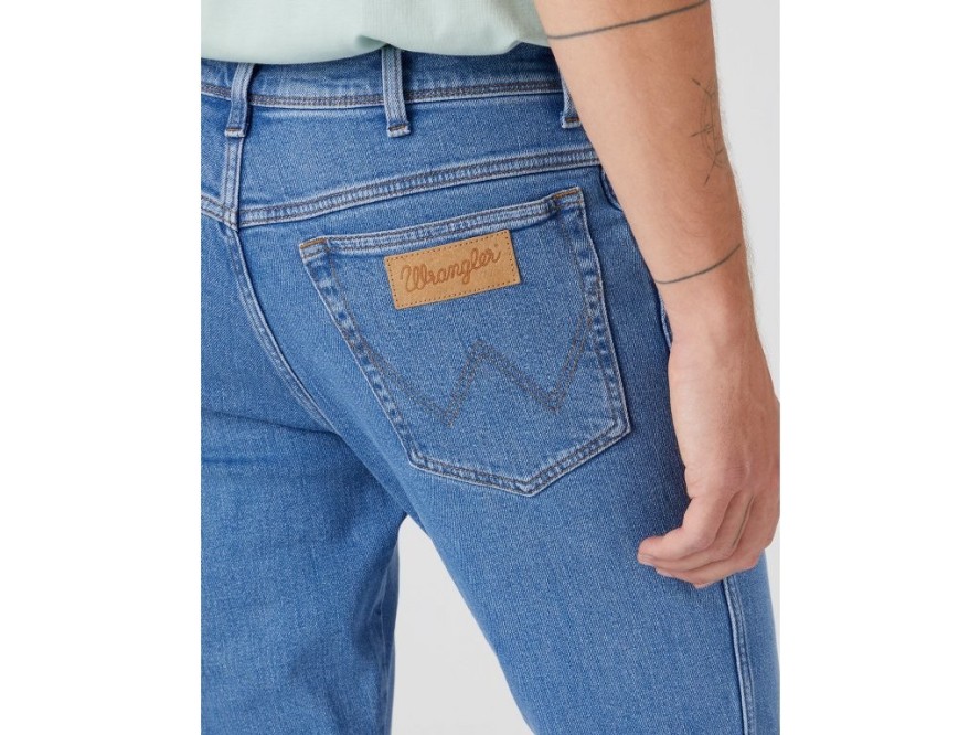 WRANGLER TEXAS SLIM MĘSKIE SPODNIE JEANSOWE JEANSY OFF SHORE W12SJXZ83 112330700
