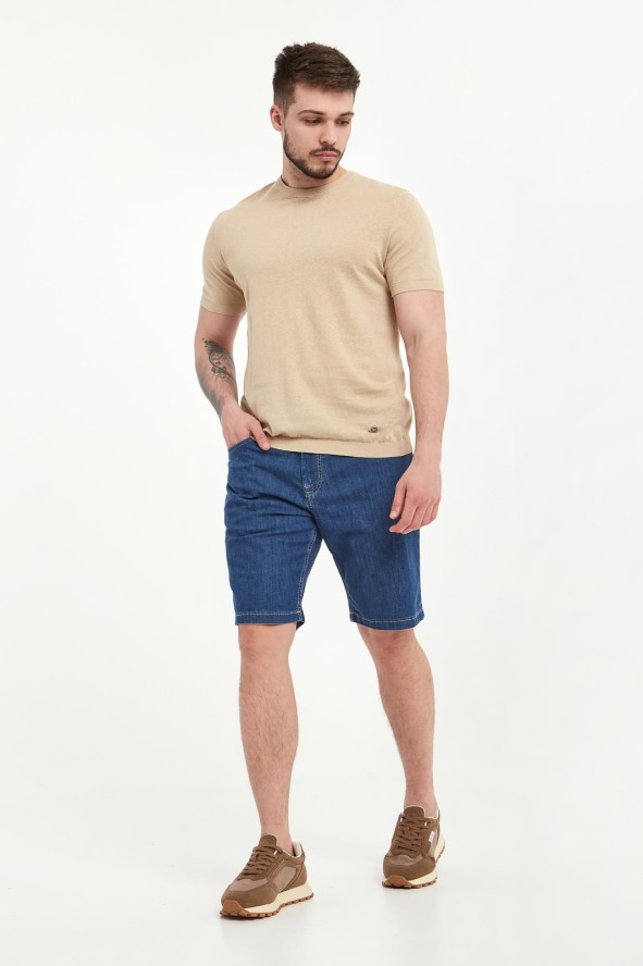 T-shirt męski lniany LIU JO