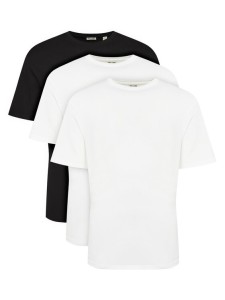 Only & Sons Komplet t-shirtów Jeff 22034550 Biały Relaxed Fit