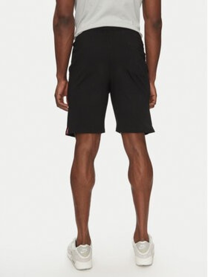 Alpha Industries Szorty sportowe 116366 Czarny Regular Fit