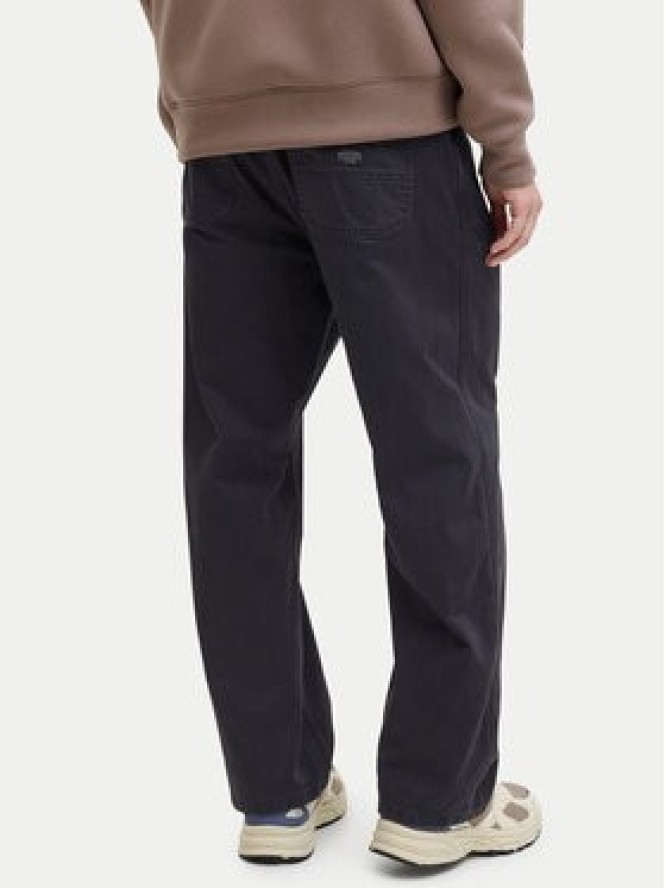 Jack & Jones Spodnie materiałowe Alex 12288528 Czarny Baggy Fit