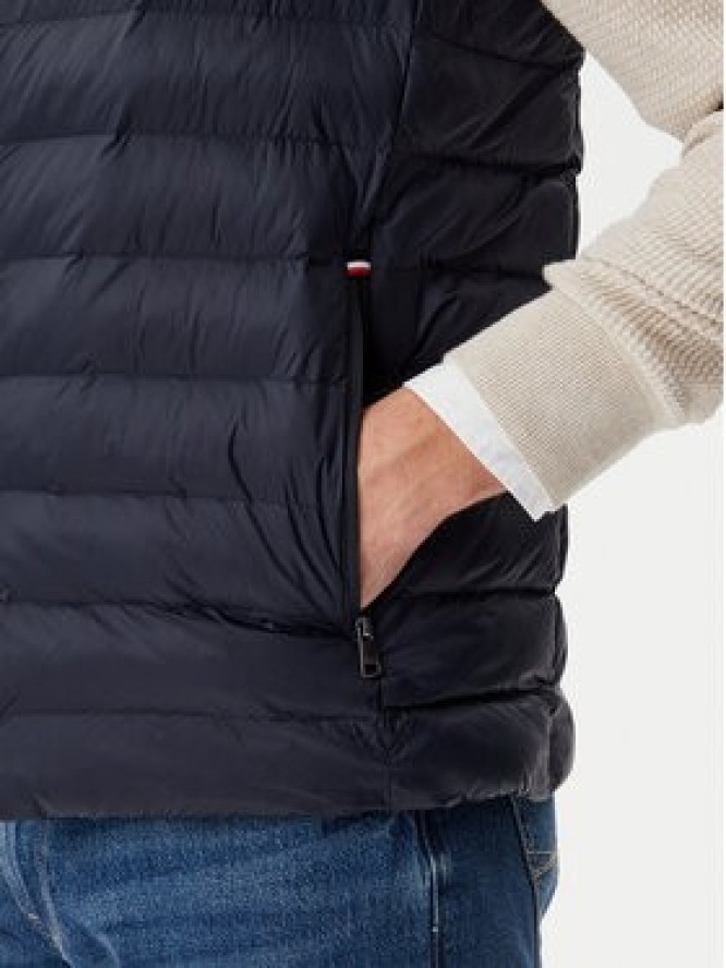 Tommy Hilfiger Kamizelka Core Packable MW0MW39989 Granatowy Regular Fit