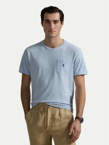 Polo Ralph Lauren T-Shirt 710964511004 Błękitny Regular Fit