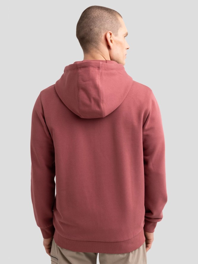 Bluza męska rozpinana z kapturem ciemnoróżowa Artish 602