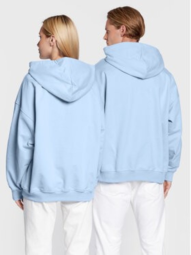 2005 Bluza Unisex Hot Dads Błękitny Relaxed Fit