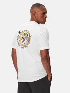 adidas T-Shirt Sushi Graphic KT9706 Biały Regular Fit