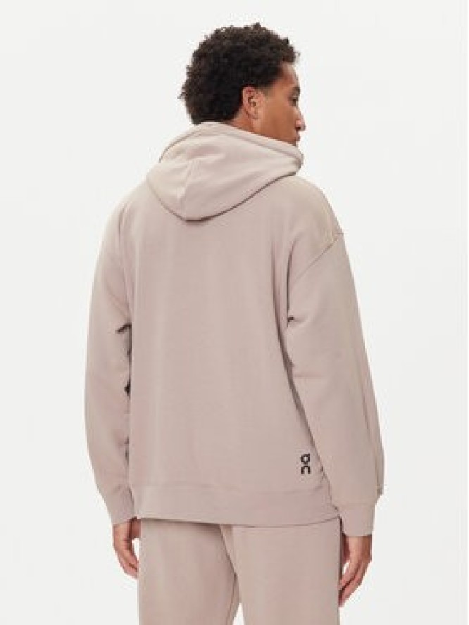 On Bluza Club Hoodie 1ME1003 Beżowy Relaxed Fit