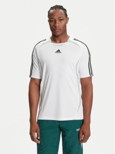 adidas T-Shirt Teamgeist adicolor JW5874 Biały Loose Fit