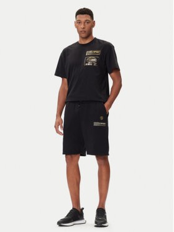 Plein Sport Szorty sportowe PAEC MJT2601 STE003N Czarny Regular Fit