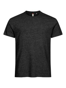 clique Basic-T T-shirt męska dopasowany krój Anthracite Melange