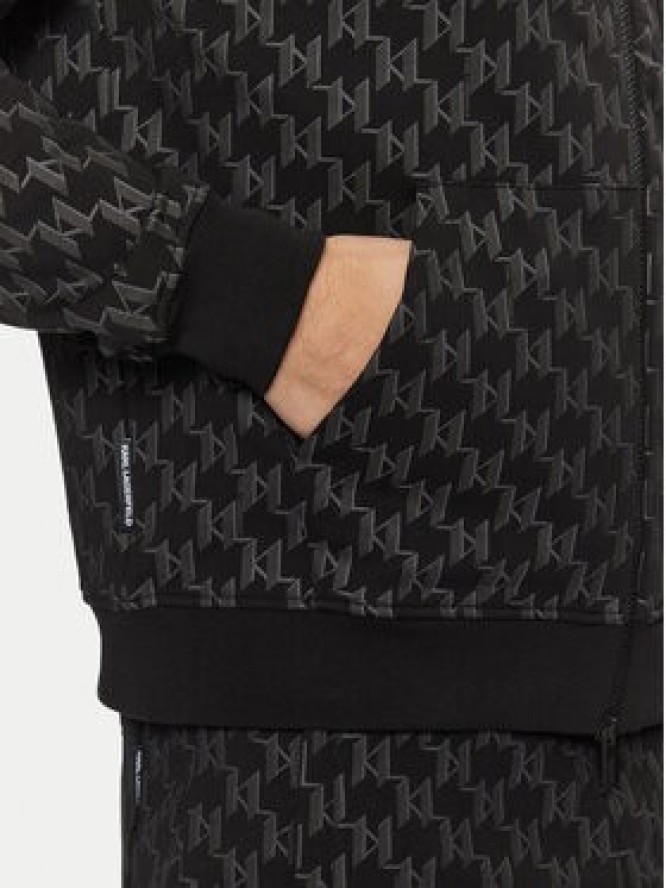 KARL LAGERFELD Bluza 705095 551951 Czarny Regular Fit