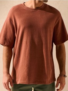 Koszulka w stylu basic - czerwony